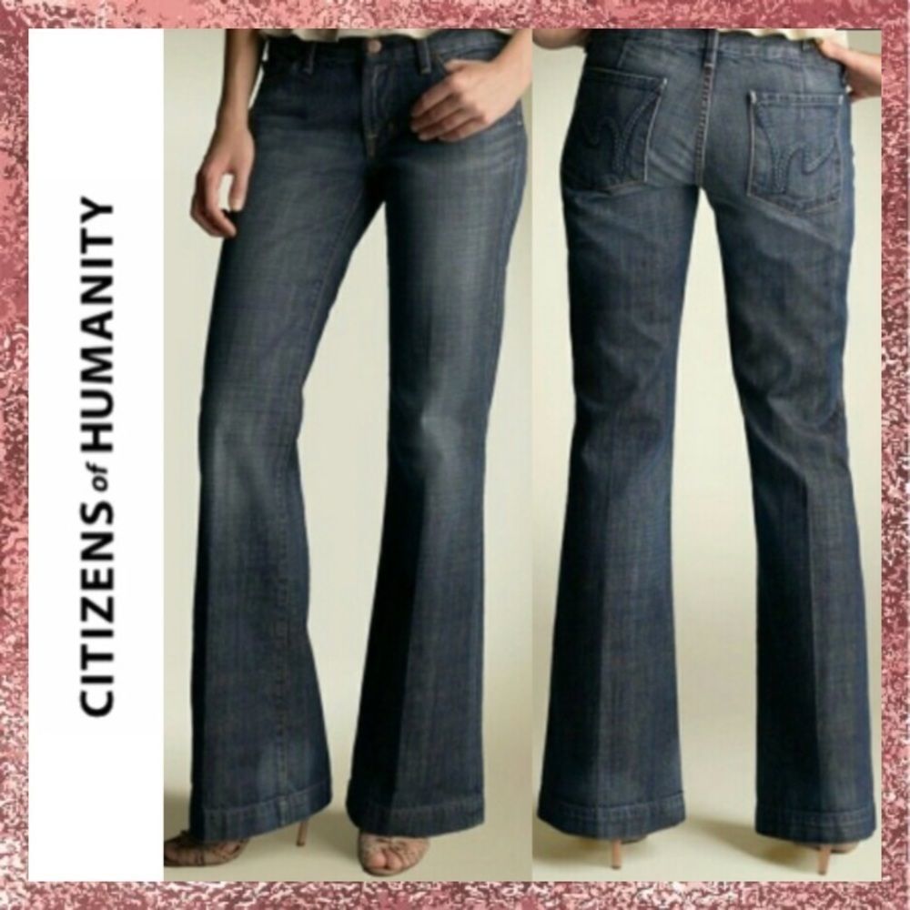 Citizens of Humanity Faye Trouser Flare Jeans 27 4